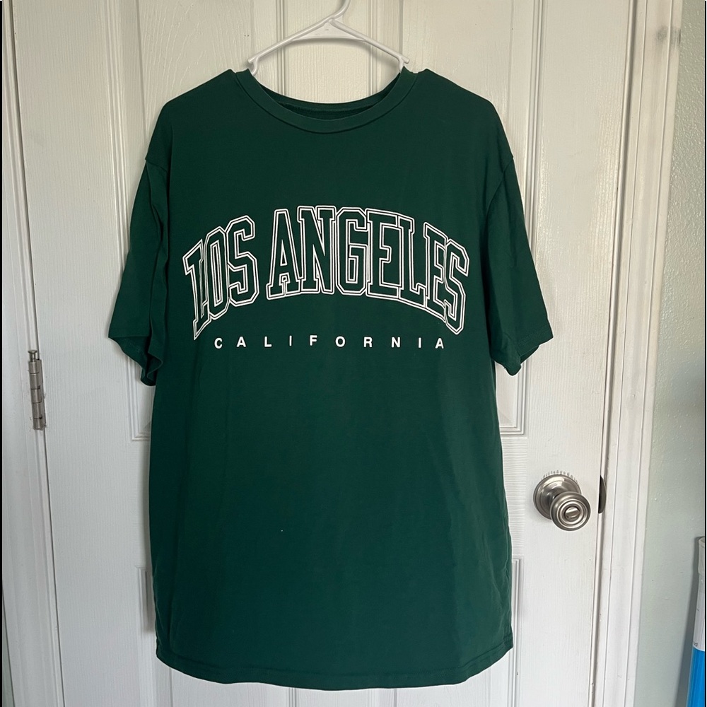 Oversized green t shirt
